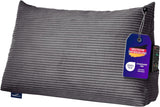 Lesekissen Traumnacht Kuscheliges Rückenkissen, 70 x 40 cm dunkelgrau, abnehmbarer und waschbarer Bezug aus 100 % Polyester, praktische Seitentasche, Öko-Tex zertifiziert, nach deutschen Qualitätsstandards produziert