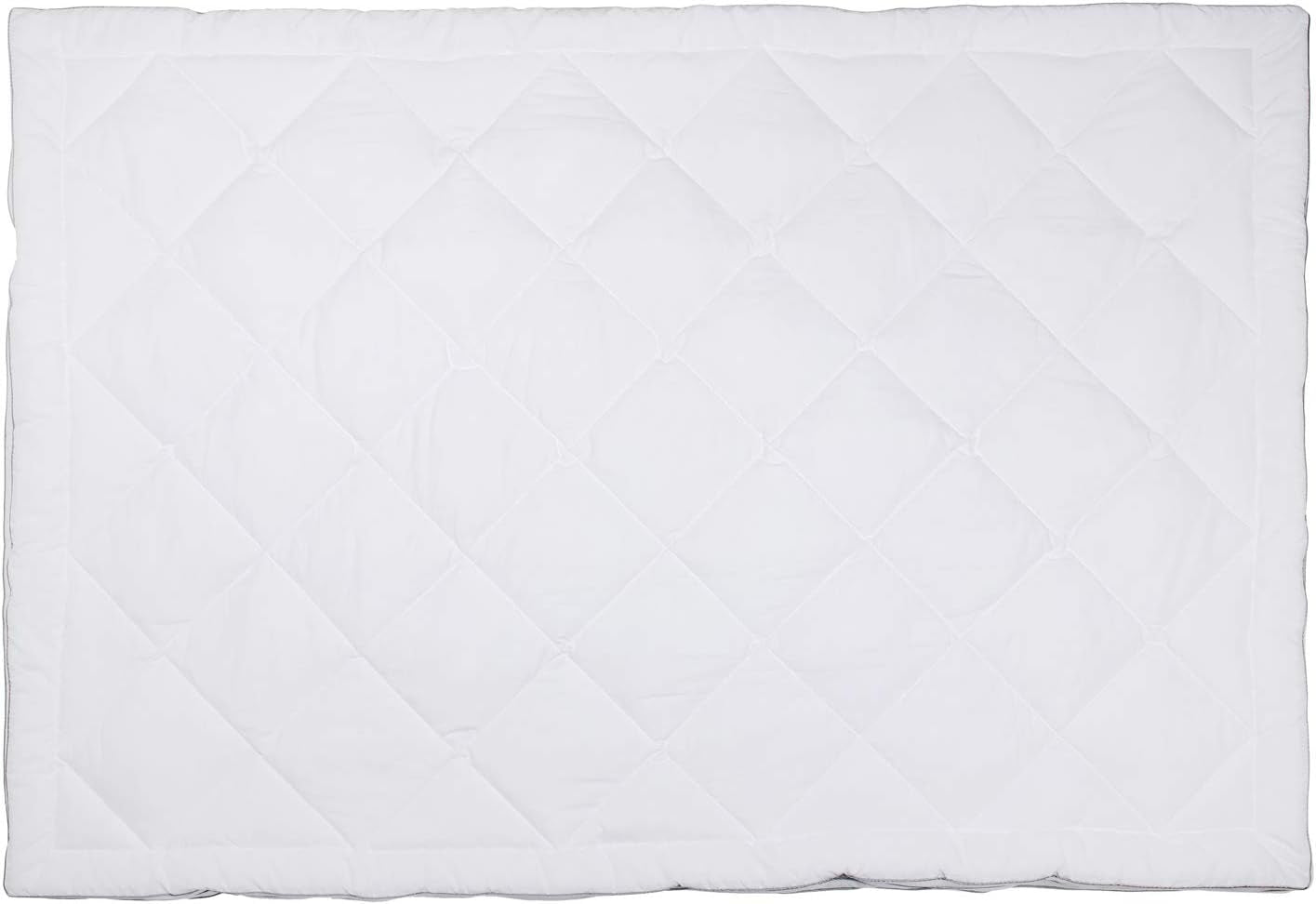 Gözze – 4-Jahreszeiten-Steppdecke, 2er-Set, Sommerdecke + Herbst-/Frühlingsdecke, atmungsaktive Steppdecke mit Klimaband, 135 x 200 cm – Weiße Steppdecken und Quilts Naty Shop