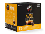 Caffè Vergnano 1882 – Espressokompostierbare Kaffeekapseln, kompatibel mit Nespresso, Napoli – Packung enthält 100 Kapseln