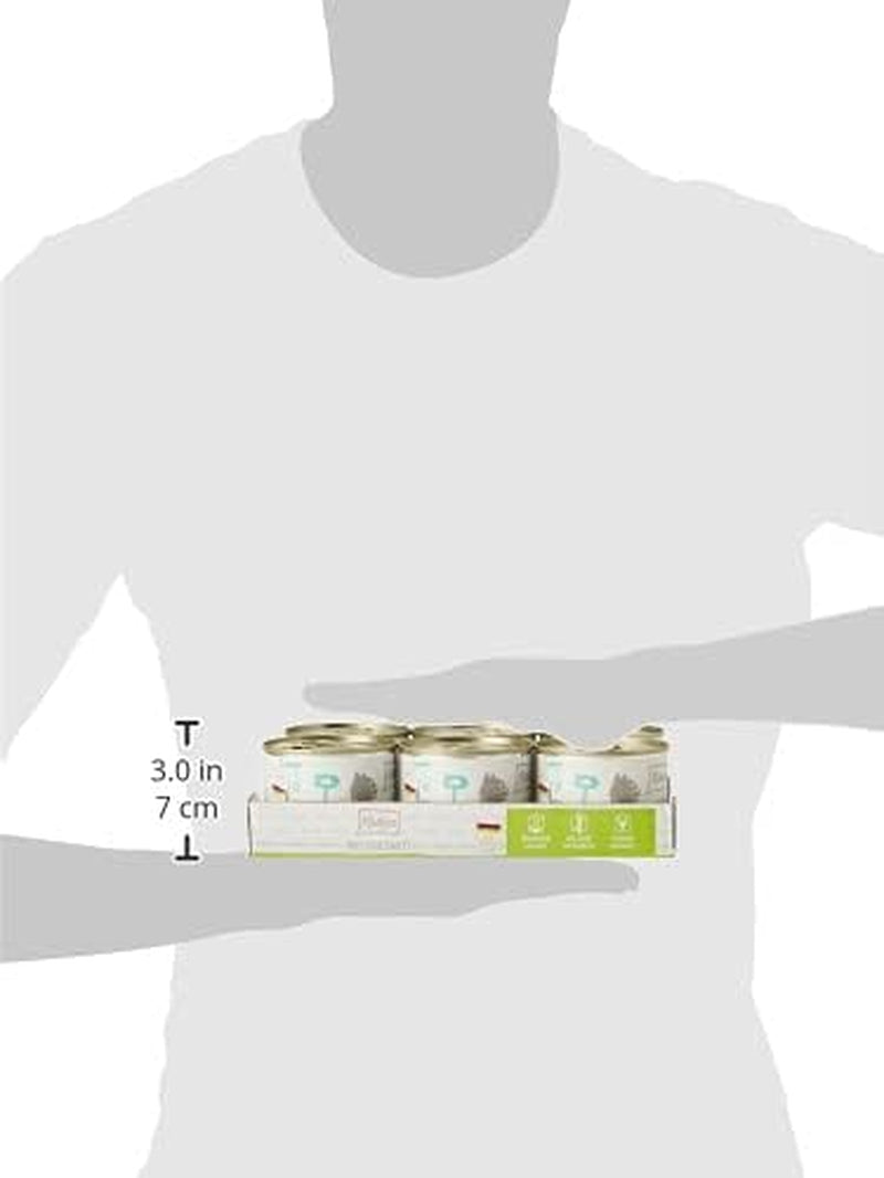 MjAMjAM – Premium-Nassfutter für Katzen – Monopack I – mit Huhn und Truthahn, 6er-Pack (6 x 200 g), getreidefrei mit extra Fleisch