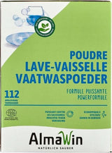 Almawin eco, Geschirrspülpulver 2,8 kg, 112 Waschgänge, dosierbar für unterschiedliche Geschirrmengen Naty Shop