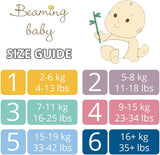 Bio-Bambuswindeln, Größe 6, geeignet für 16+ kg. 20er-Pack Windeln
