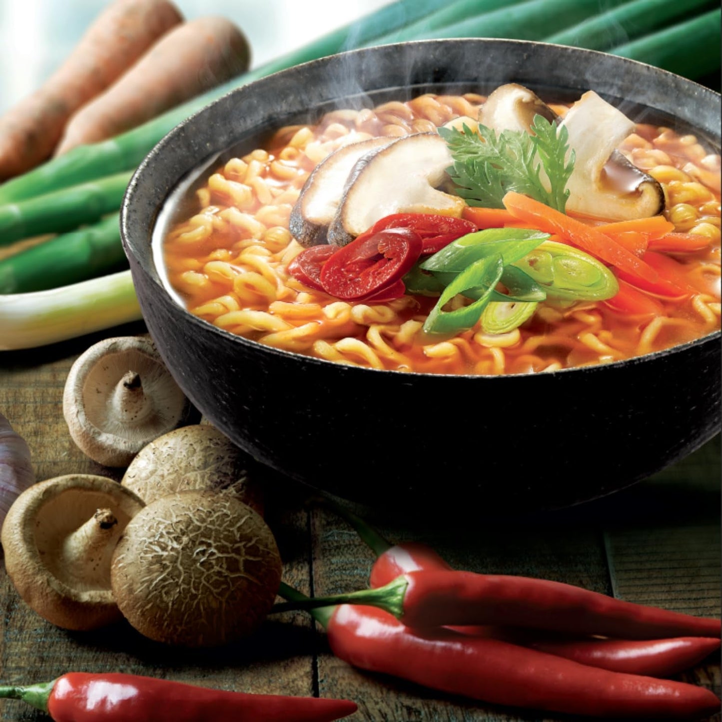 NONGSHIM – Instant-Kimchi-Nudelsuppe – (1 x 120 g)