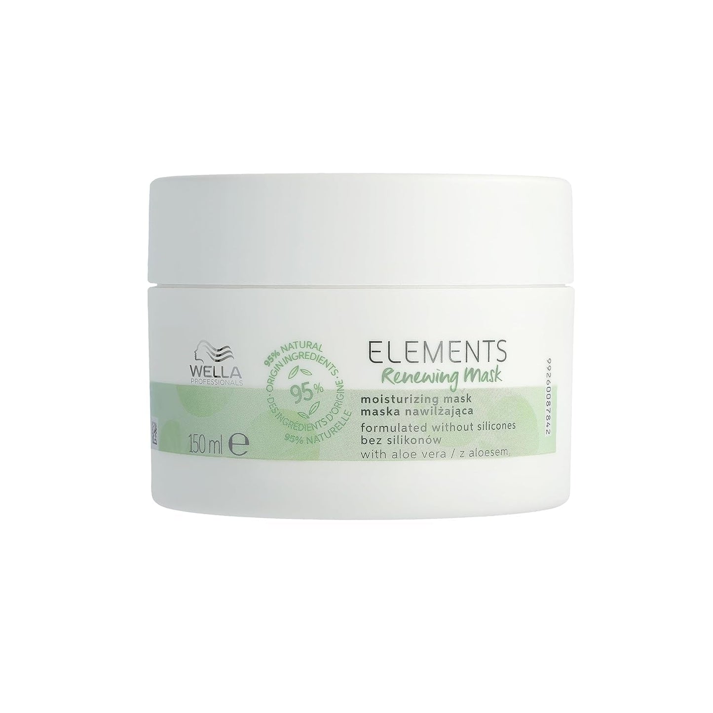 Wella Professionals Elements – natürliche Pflege für trockenes, strapaziertes Haar und empfindliche Kopfhaut – Leave-in-Conditioner, Maske und Spray mit Antioxidantien und Olivenessenz. Haarmaske Naty Shop Haarmaske