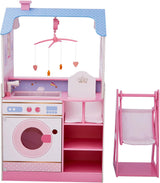 Olivia's Little World Teamson Kids Holzpuppen, 45 cm, doppelseitig, für Kinder TD-11460W