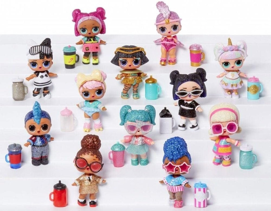 LOL Surprise Glitzer Series – Glitzer-Puppen im 12er-Pack – 80+ Überraschungen mit Puppen, Outfits, Accessoires und mehr – Spielzeug mit Wasserüberraschung – Für Mädchen und Jungen ab 4 Jahren