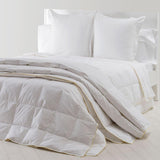 Sancarlos - Vivaldi, Bettdecke 4 Jahreszeiten aus Gänsedaunen, 180 + 120 G/M², 220 x 220 cm, weiß (weiß) Steppdecken und Bettdecken Naty Shop