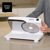 Cutmaster Compact, Allesschneider, Edelstahl, 100 W Aktenvernichter und Allesschneider Naty Shop
