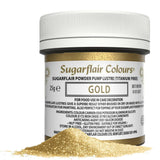 Sugarflair Pump Refill Gold – Pumpspray Lebensmittelfarbe Nachfüllpackung – 25 g