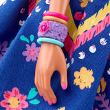 2022 Día De Muertos Barbie-Puppe mit gerüschtem Trachtenkleid, Blumenkranz und Calavera-Gesichtsbemalung, Geschenk für Sammler