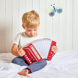 Janod - Akkordeon Gioia - Musikinstrument für Kinder - Rollenspiele und musikalische Früherziehung - Mit Riemen - Ab 3 Jahren, J07654 Jucarii Bebe Naty Shop