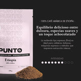 – Gemahlener äthiopischer Kaffee – 250 g – Spezialkaffee – Mittlere Röstung – 100 % Arabica – Noten von Honig, Zimt und Schokolade – Intensive Säure – Mittlerer Körper