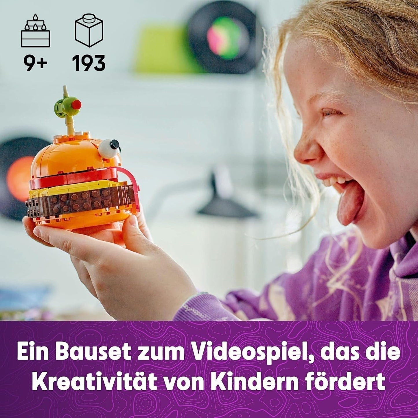 LEGO Fortnite Durrr Burger, Videospiel-Bauset für Gamer ab 9 Jahren, Ausstellungsmodell, Sammelfigur, Geschenk für Kinder, Jugendliche und Erwachsene, Sammlerstück 77070 Bausets Besuchen Sie den LEGO-Store