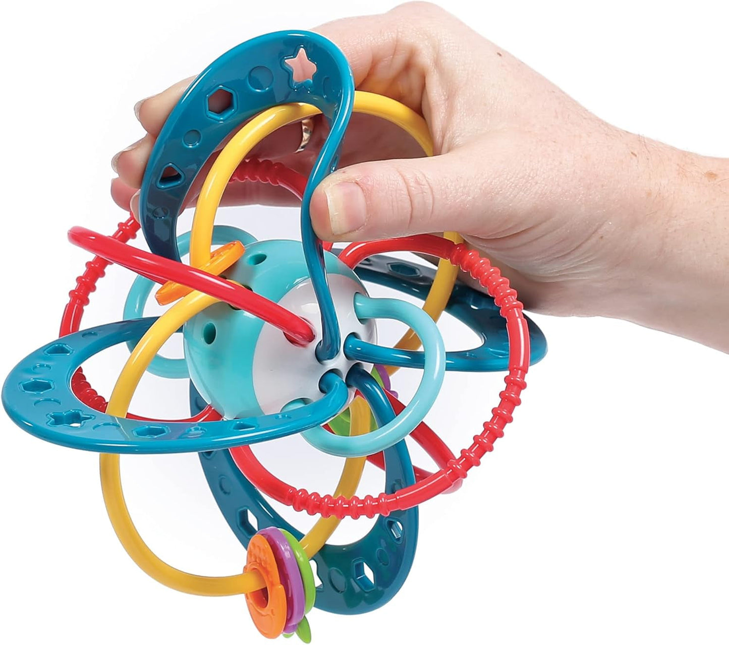 LUDI – Planet Bell – Spielzeug für Kinder – ab 3 Monaten – lebendige Farben, verschiedene Texturen und originelle Form – fördert Feinmotorik und Geschicklichkeit. Bebe Naty Shop Toys