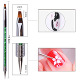 Nagel Art Fineliner Pinsel[5 Stück],Nagel Art Liner Pinsel,Professional Detail Pinselset,Nagellack Pinsel,Für Nail Art Design Painting Salon,Nageldesign Nagel Fußpflege