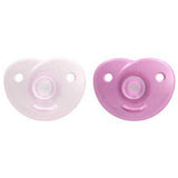 Philips AVENT Soothie – BPA-freier Schnuller für Babys im Alter von 0–6 Monaten, rosa/hellrosa (Modell SCF099/22)