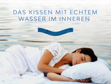 Mediflow 5201 Original Wasserkissen im Doppelpack 40 x 80 cm, weiß, 2 Stück (1 Packung) Naty Shop Standardkissen
