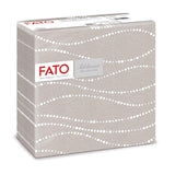 Fato - Trockenpapierservietten, Airlaid, Textileffekt, Packung mit 50 Servietten, 40X40 gefaltet im 4er-Format, Tropicana Decor