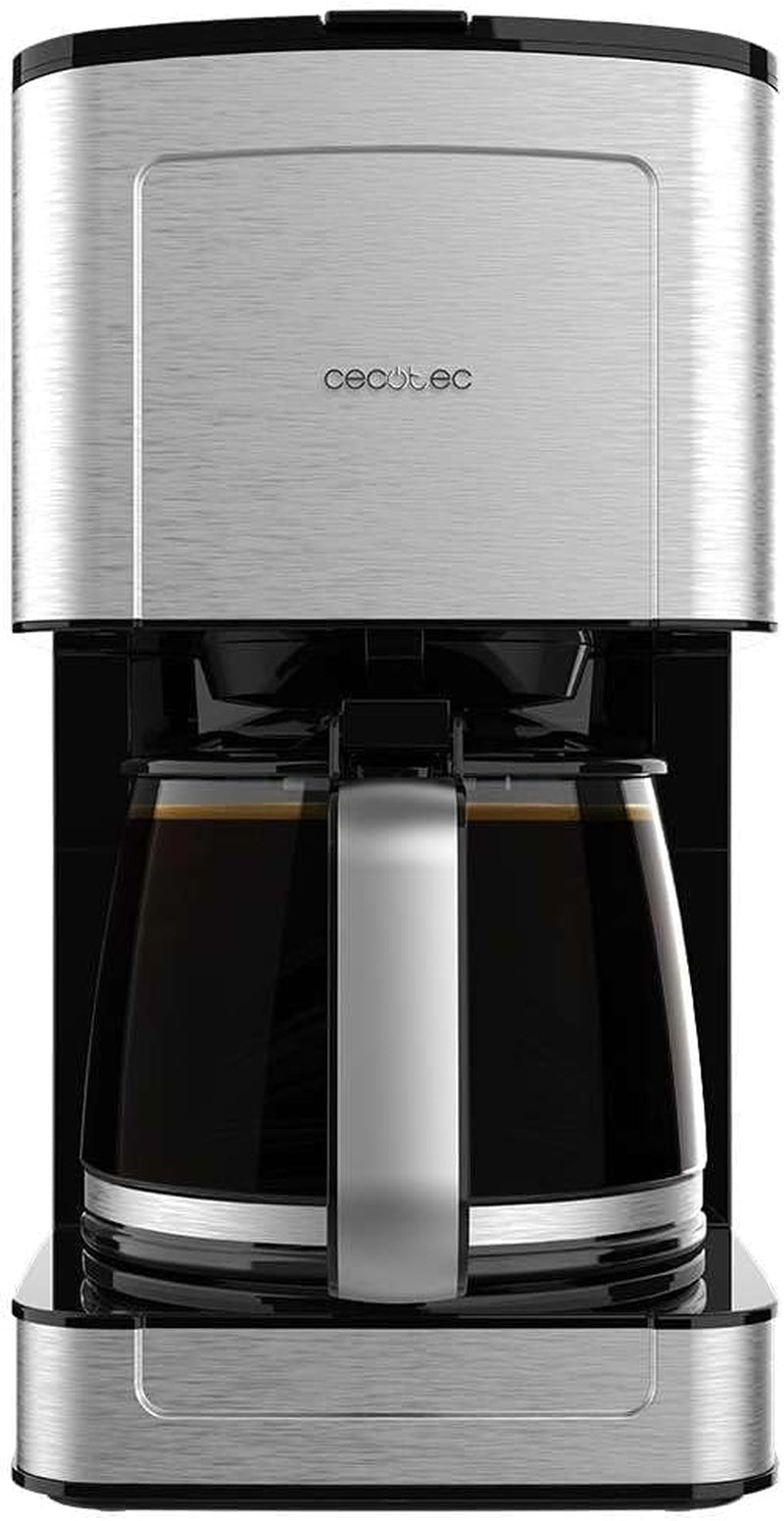 Espresso mit Filter Cecotec Coffee 66 Drop and Touch, Leistung 950 W, 1,5 l, 12 Tassen, Touchscreen, Glaskaraffe, 24-Stunden-Timer, 6 Schalter, wiederverwendbarer Netzfilter
