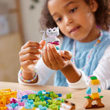 LEGO Classic Creative Animals, Box mit bunten Steinen, Baustein-Tierfiguren wie Hund, Katze, Hase, Hamster und Vogel, Konstruktionsspielzeug für Jungen und Mädchen ab 5 Jahren 11034 Bausets Besuchen Sie den LEGO-Store