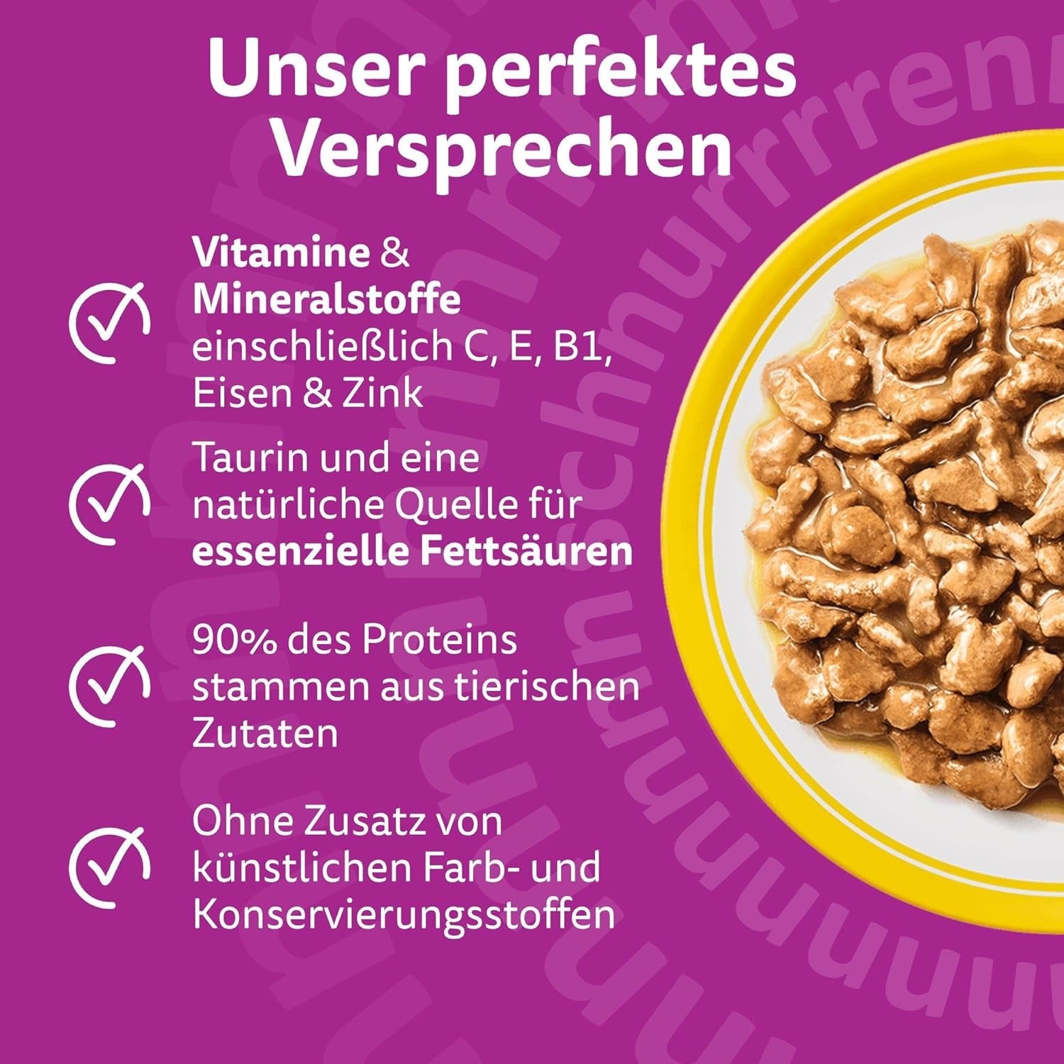 Whiskas 7+ Nassfutter für Katzen, Auswahl an Geflügel in Sauce, 24 x 85 g (2 Packungen) – hochwertiges Nassfutter ab 7 Jahren in 48 Portionsbeuteln