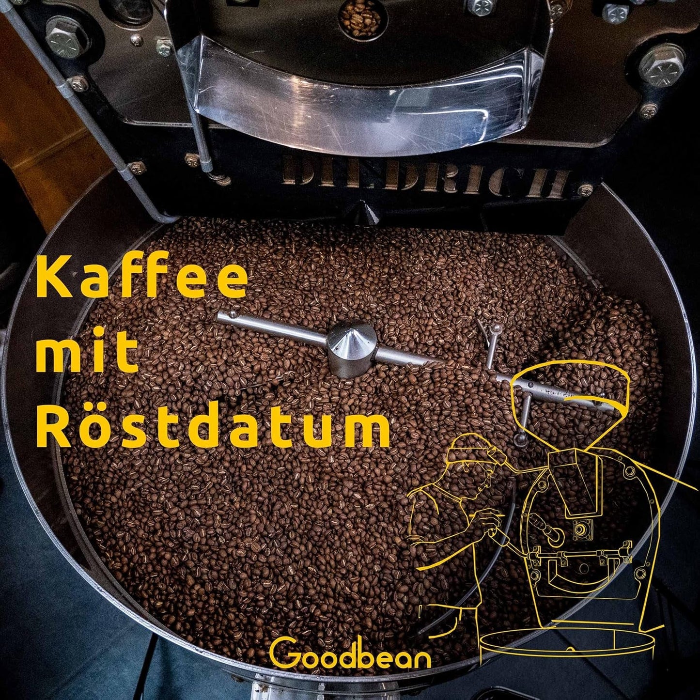 Santos | Kaffeebohnen 2500g - 100% Arabica aus Brasilien | für Espresso, Cappuccino oder starken Filterkaffee | Omni-Roast | Klassischer Kaffee – der perfekte Einstieg in den Spezialitätenkaffee