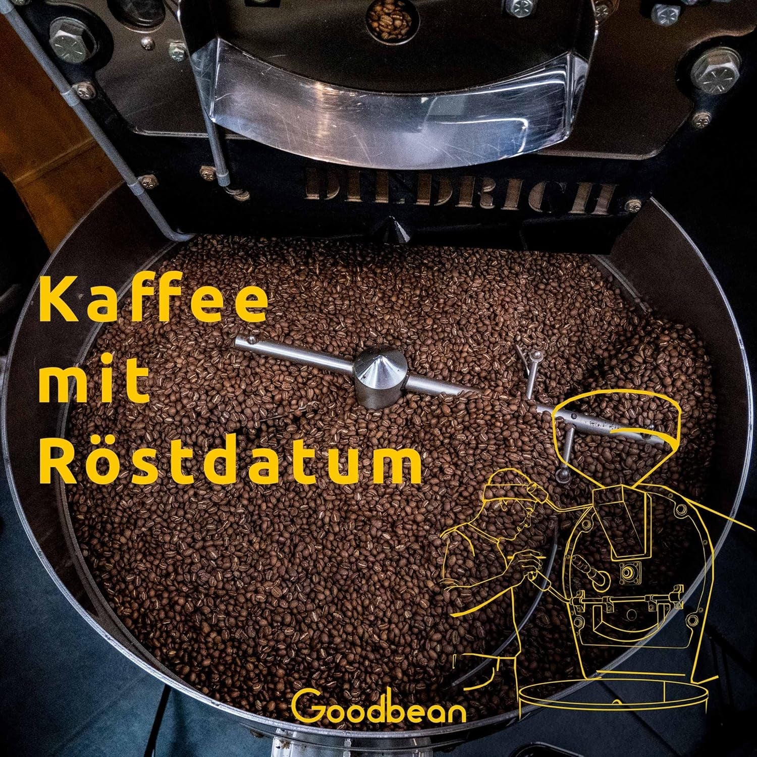 Santos | Kaffeebohnen 2500g - 100% Arabica aus Brasilien | für Espresso, Cappuccino oder starken Filterkaffee | Omni-Roast | Klassischer Kaffee – der perfekte Einstieg in den Spezialitätenkaffee