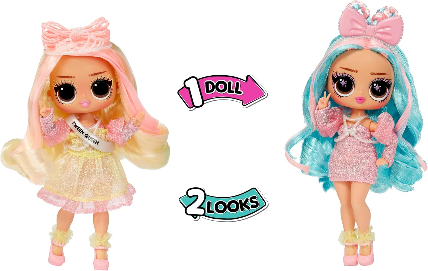 LOL. Surprise Tweens Surprise Swap Series – Braids-2-Waves Winnie – Modepuppe mit mehr als 20 Überraschungen inklusive Styling-Kopf und fantastischem Mode und Accessoires – für Kinder ab 4 Jahren