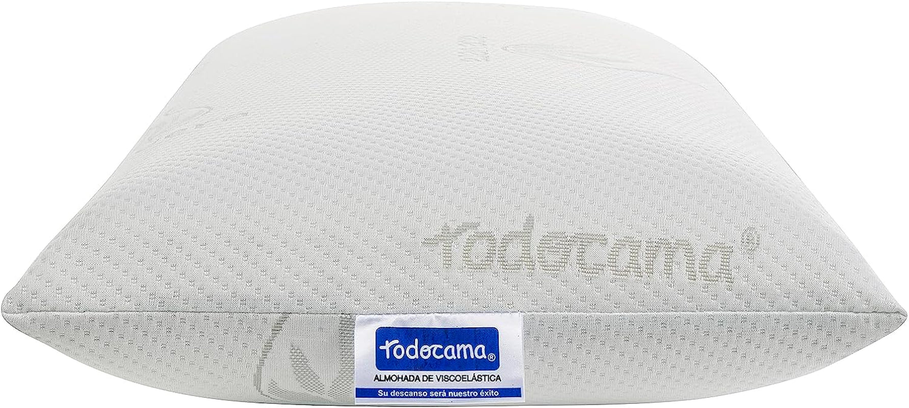Todocama - Memory-Kissen, Aloe Vera, 2 Stück, 70 cm, weiß Naty Shop Standardkissen