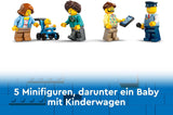 LEGO City Doppeldeckerbus, Doppeldecker-Spielzeugbus, Fahrzeugset für Mädchen und Jungen ab 7 Jahren, enthält 5 Figuren, darunter ein Baby im Kinderwagen 60407 Bausets Besuchen Sie den LEGO-Store