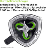 Braun Hochleistungsmixer Powerblend 9 JB9040 – Standmixer Mit Glas-Mixkrug, 18 Mixprogramme, 10 Geschwindigkeiten + Pulsefunktion, Heiße Suppen Funktion, Reinigungsprogramm, Stampfer, 1600 W, Schwarz Kitchen Naty Shop