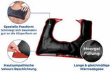 Maximex Moor-Nackenkissen für Mikrowelle, wohltuende Wärme gegen Verspannungen, spezielle Passform, Maße (L x H x T): 30,5 x 1 x 29 cm, orthopädische Nackenkissen, Naty Shop