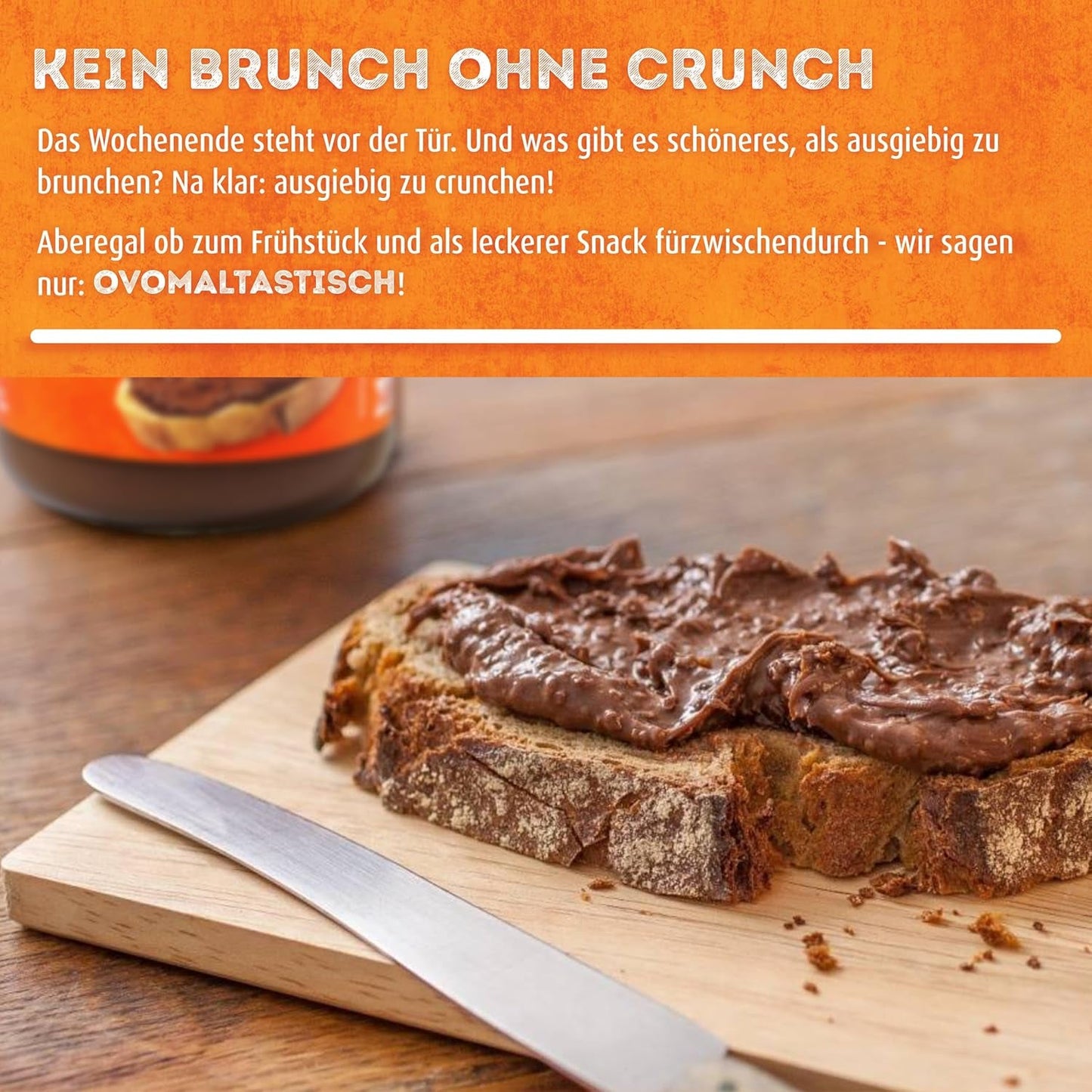 Ovomaltine OVO BREAK Waffel- und Schokoriegel – ein knuspriger Snack mit dem unverwechselbaren Geschmack unserer beliebten Creme Crocante, natürlich ohne Palmöl (4 x 39g)