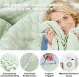 KINDER Verstellbares Keilkissen, hochdichtes Schaumstoff-Lesekissen für Bett und Couch, ergonomisches Bettkeil-Kopfkissen für Schlaf-Reflux-Apnoe, Beinkissen/Rückenkissen zum Spielen und Lesen (grün)