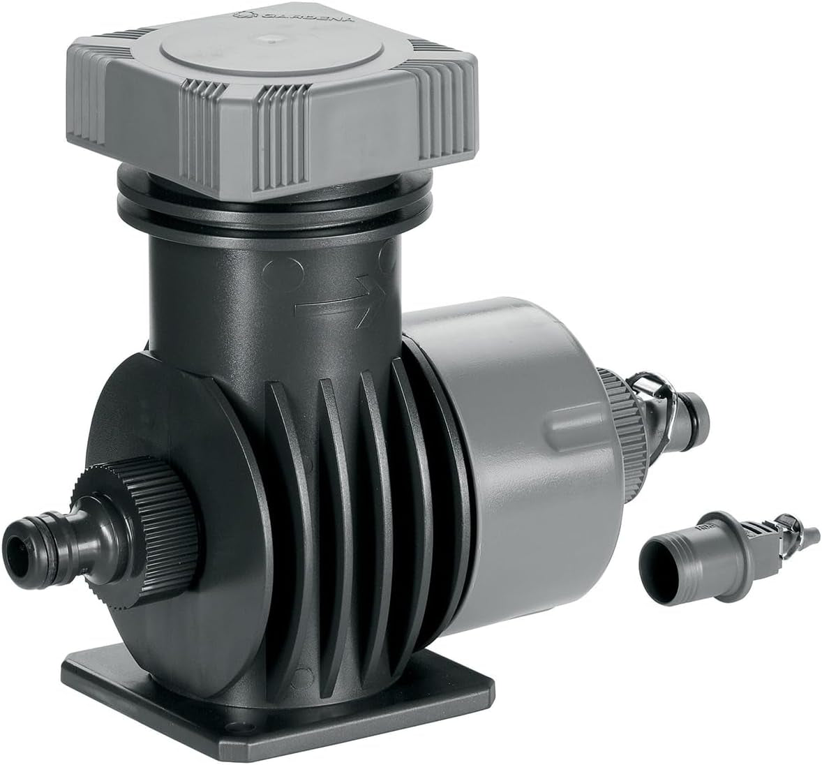 Bewässerungssystem Gardena Micro-Drip Basic Unit 2000: Grundgerät zur Druckreduzierung, Wasserdurchfluss ca. 2.000 l/h, schnelle und einfache Anschlusstechnik (1354-20)