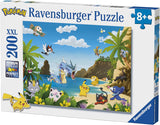 Ravensburger Puzzle für Kinder – 12840 Fang sie alle! - Pokémon-Puzzle für Kinder ab 8 Jahren, mit 200 Teilen im XXL-Puzzle-Naty-Shop-Format