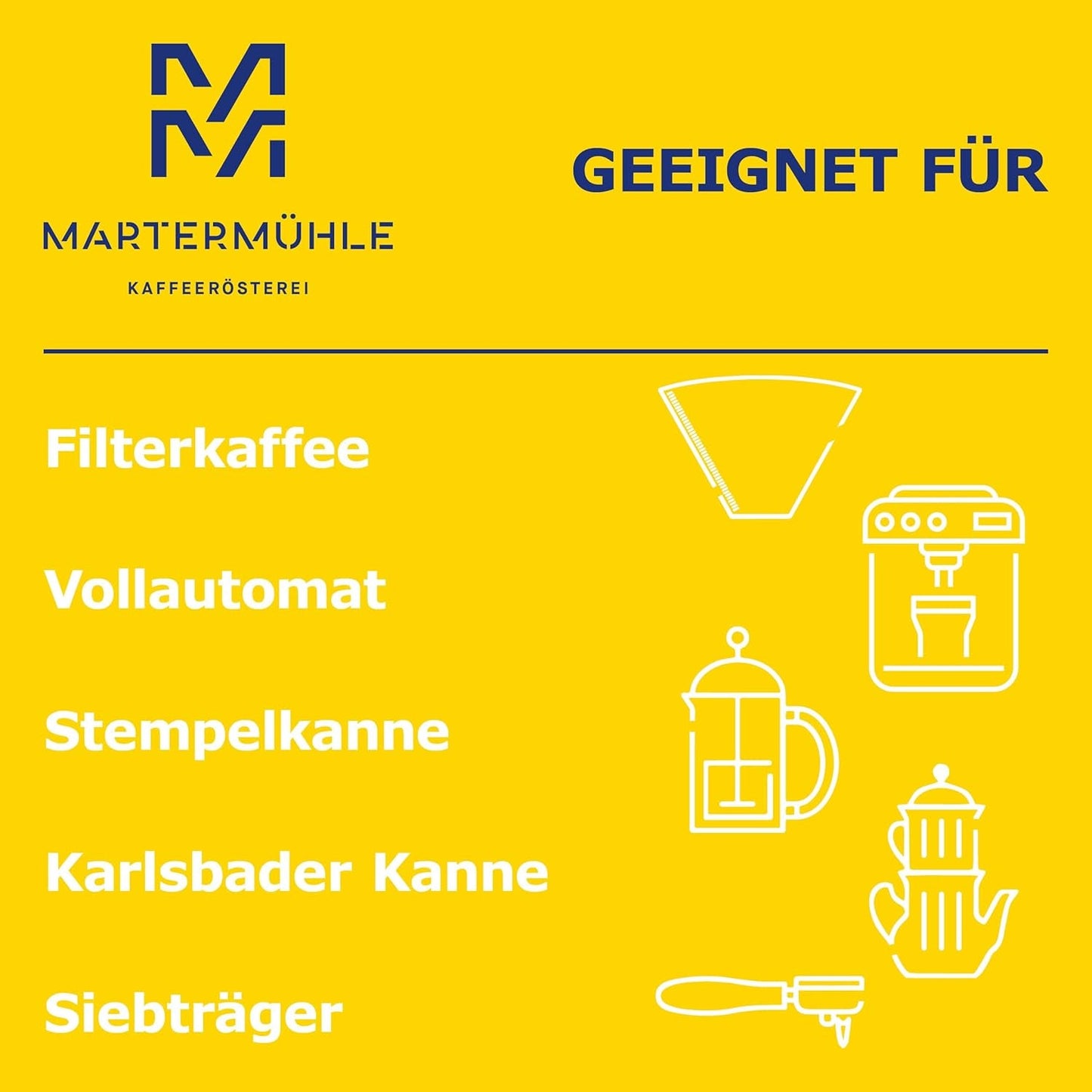 Kaffeebohnen Martermühle Guatemala 1kg stark | Arabisch | Geschmacksrichtungen: Haselnüsse, leichte Gewürze, Schokolade mit Trauben | Hell geröstete ganze Kaffeebohnen, geringer Säuregehalt