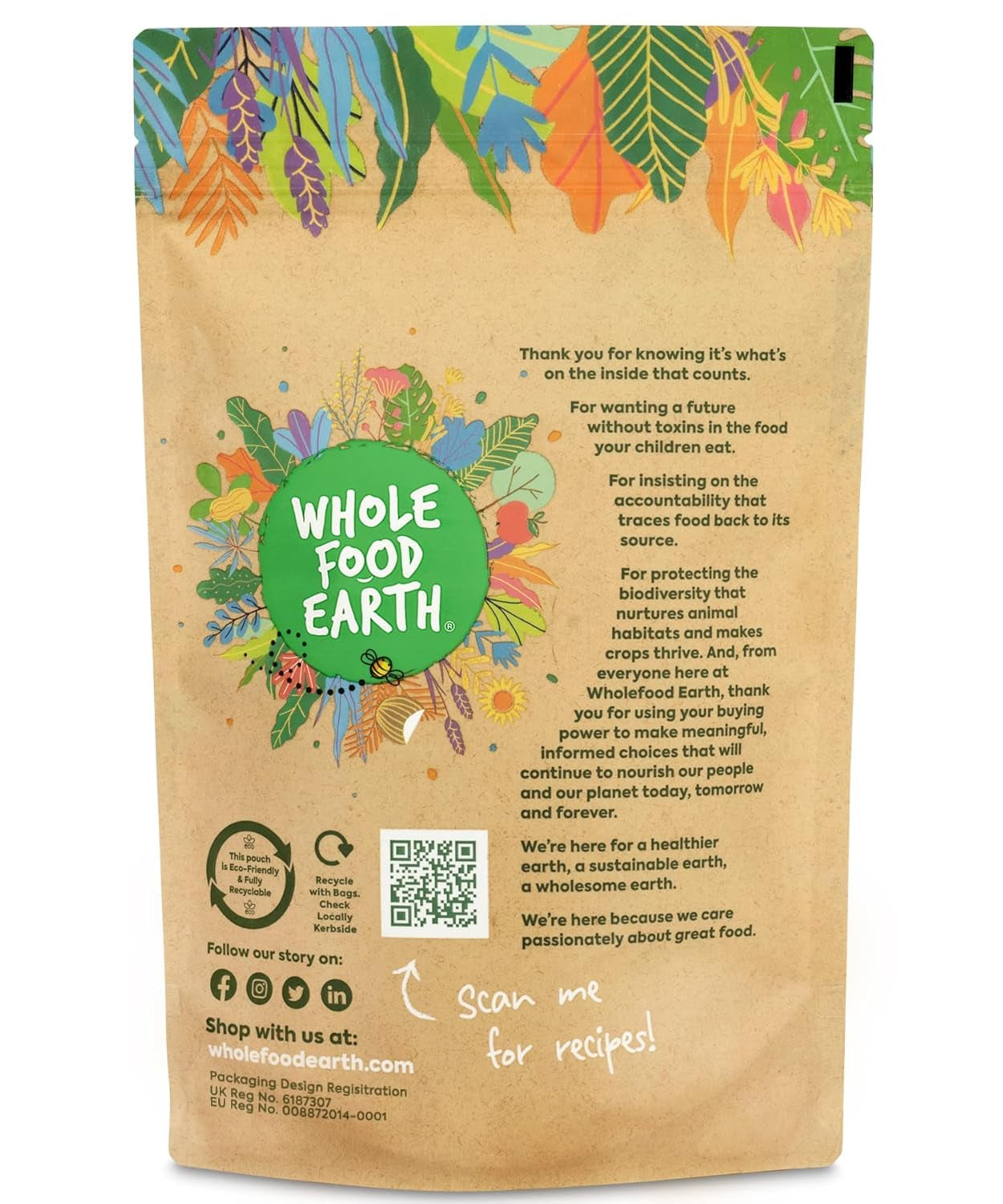Wholefood Earth Bio-Dinkelkörner – 3 kg | GVO-frei | Vegan | Reich an Ballaststoffen | Bio-zertifiziert