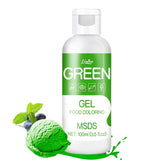 Gel-Lebensmittelfarbe – 100 ml, Gel-Lebensmittelfarbe für Kuchen, Backen, Kekse, Makronen – konzentrierte zuckerfreie Lebensmittelfarbe für Kuchendekoration, Getränke, Ostereier, DIY Schleim (weiß)