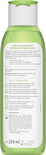 Lavera, Erfrischendes Duschgel mit Bio-Limette, 250 ml Dusche und Bad Naty Shop
