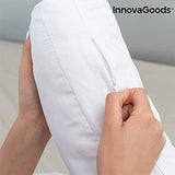Innovagoods Ergonomisches U-förmiges Kissen für Seitenschläfer, ideal für die Schwangerschaft, fördert ruhiges Atmen, reduziert Schnarchen, Baumwolle und Polyester, weiß, 39 x 57 x 14 cm. Orthopädische Halskissen von Naty Shop