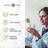 Haarkur mit Basilikumextrakt von Nordic Pure | Zur Pflege von dünnem, trockenem und brüchigem Haar | Kann Haarausfall vorbeugen 100 ml Naty Shop Haarpflege