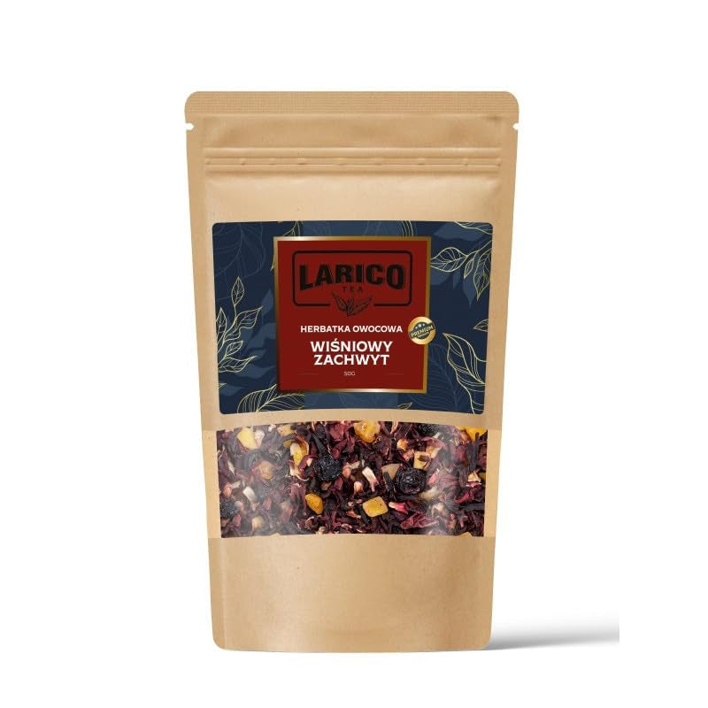 Larico Tea Natürlicher Früchtetee Früchtchen Mix Walderdbeeren Euphorie 50 g/Loser Tee in Spitzenqualität/Natürlicher loser Tee
