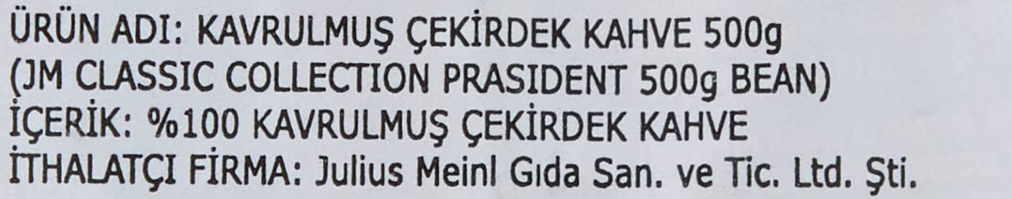 President Ganze Bohnen 2er Pack (2 x 500g)