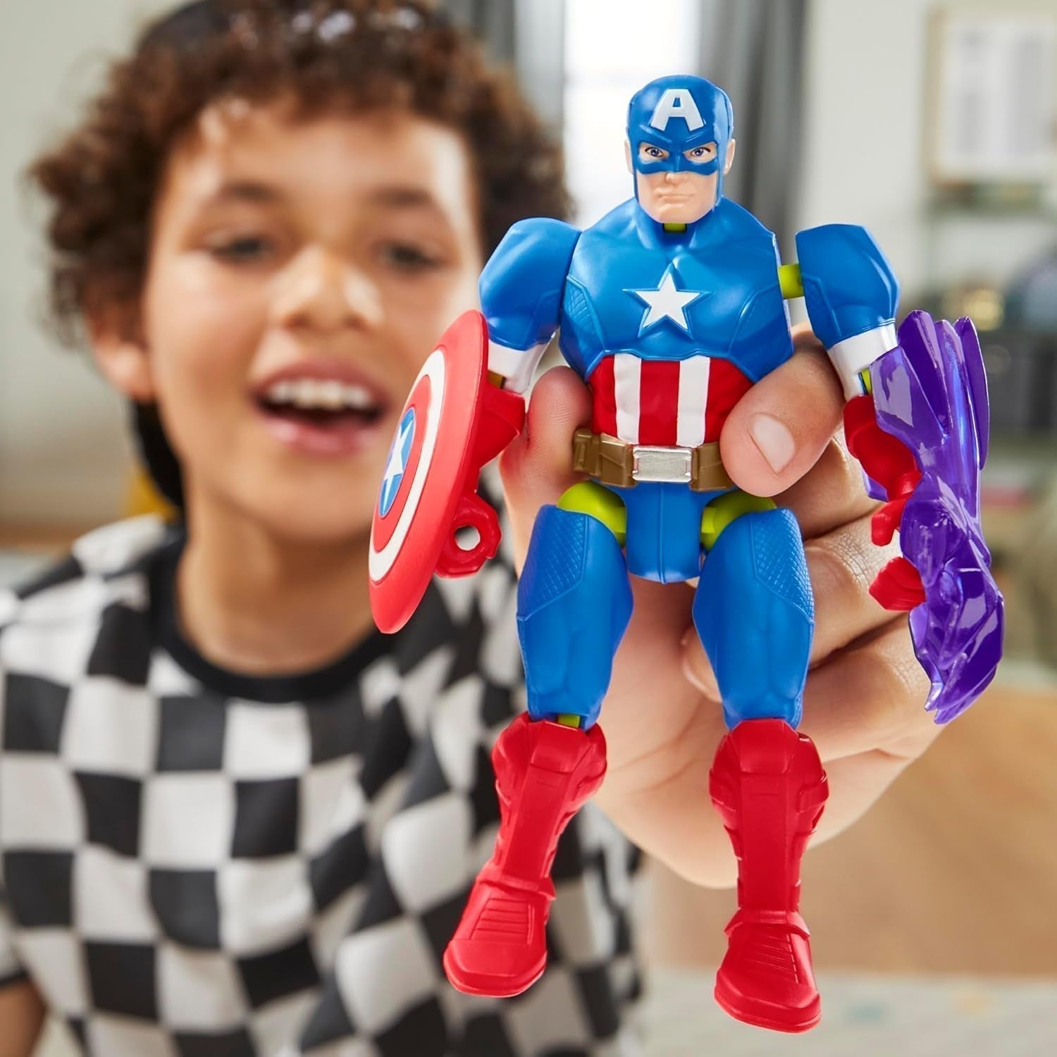 Mixmashers Marvel Captain America Avengers Mix-and-Match-Actionfiguren und Zubehör Actionfiguren Naty Shop