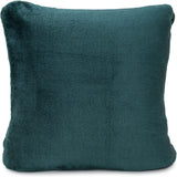 Gözze - Bequemer Kissenbezug, Merino Feeling, 50X50 cm - Dunkelgrüne Betten und Decken Besuchen Sie den Gözze-Store
