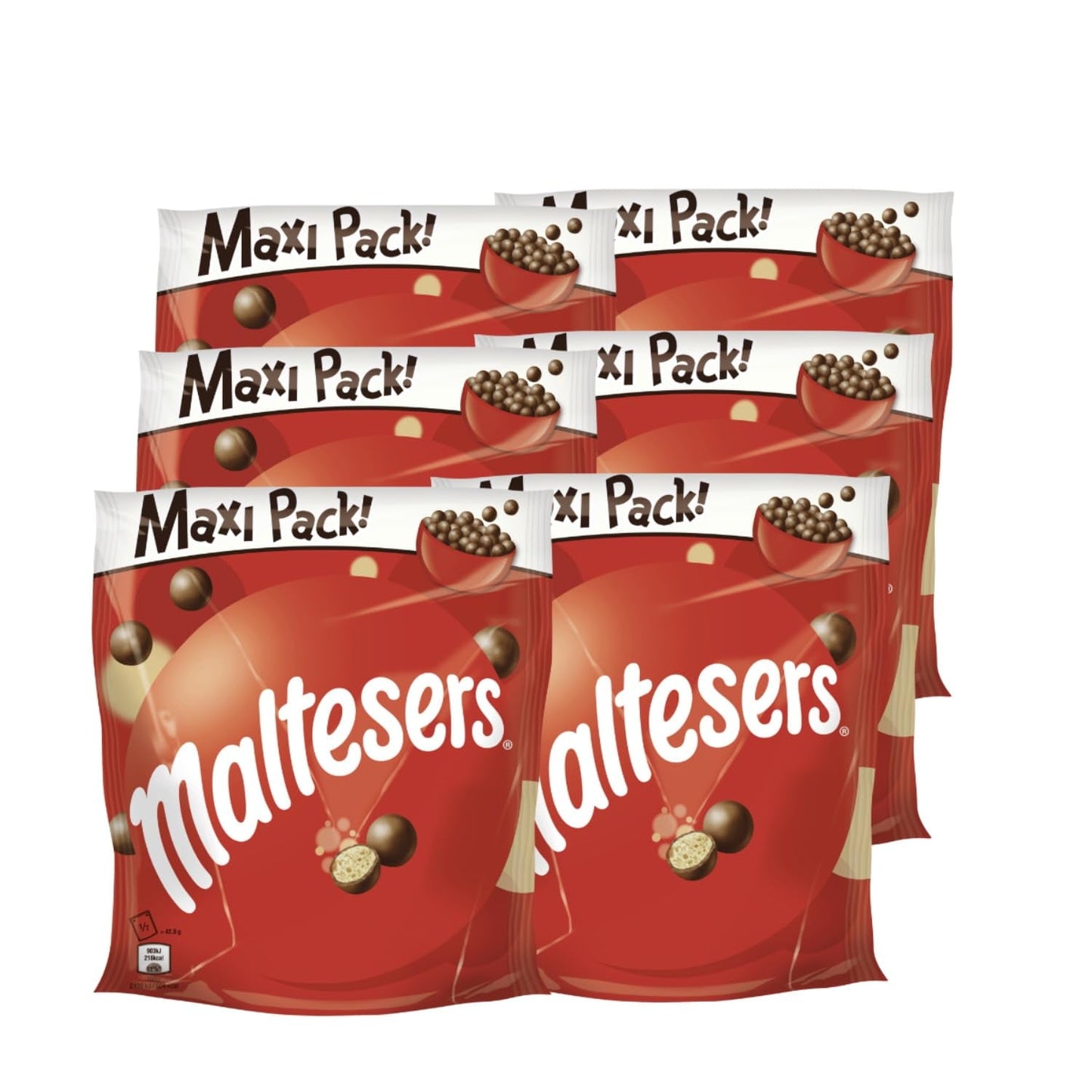 Maltesers, Schokokugeln mit knusprig-leichtem Kern, luftiger Schoko-Snack, 1 Packung (1 x 300g)