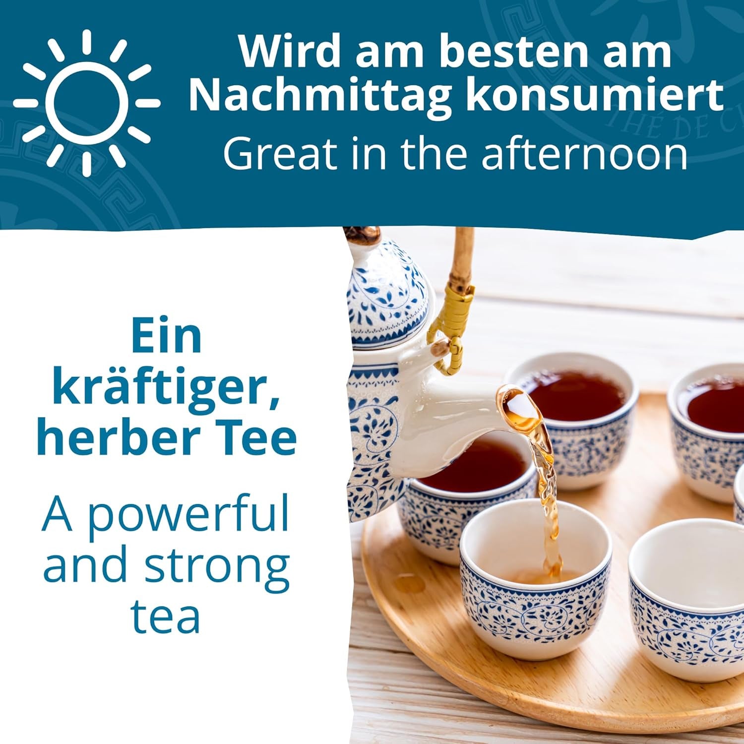 Khla – Bio-Oolong-Tee 100 g – Blauer Tee – natürlicher loser Tee – asiatischer Bio-Tee – lose und geschnitten – Kräuter- und Aufgusstee – aus China