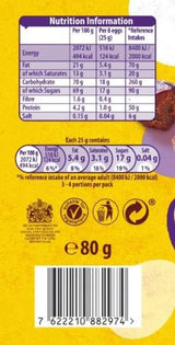 Stabiler Beutel mit kleinen Schokoladeneiern (80g) in einer knusprigen Zuckerdose (Osterformen)