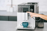 Melitta CI Touch – Espressovollautomat mit Milchsystem, Espressomaschine mit integrierter Kaffeemühle und Milchaufschäumer, z.B. für Espresso oder Cappuccino, silber
